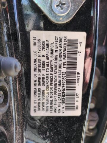 2015 HONDA CIVIC LX 19XFB2F57FE203972
