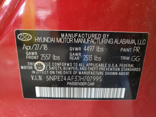 2018 HYUNDAI SONATA SE - 5NPE24AF3JH707995