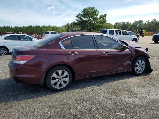 HONDA ACCORD EXL 2009 burgundy  gas 1HGCP26829A083540 photo #4