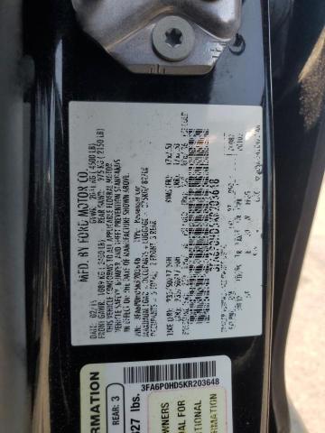 2019 FORD FUSION - 3FA6P0HD5KR203648