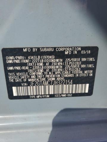 2018 SUBARU CROSSTREK - JF2GTAMC7JH322154