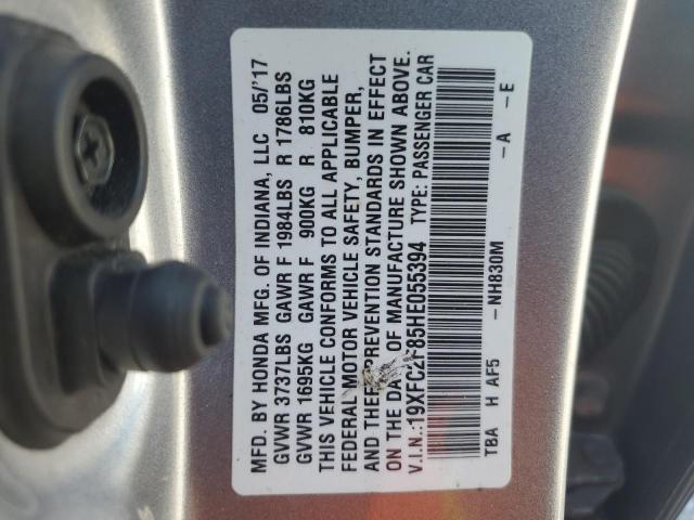 2017 HONDA CIVIC EX - 19XFC2F85HE055394