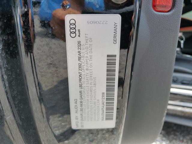 2018 AUDI A5 PREMIUM WAUSNAF54JA012308