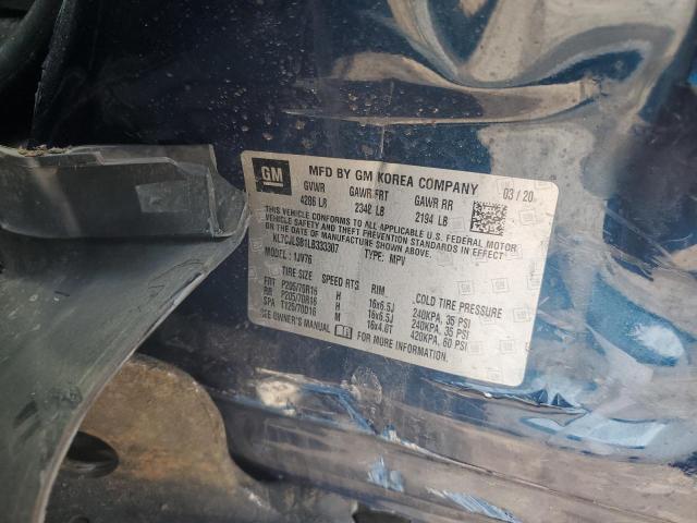 2020 CHEVROLET TRAX 1LT - KL7CJLSB1LB333307