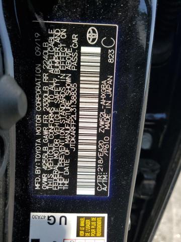2020 TOYOTA PRIUS PRIM JTDKARFP2L3138835