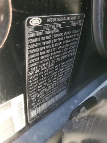 2018 LAND ROVER RANGE ROVE - SALYL2RV4JA760439
