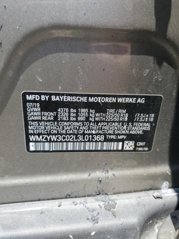 2020 MINI COOPER COU WMZYW3C02L3L01368