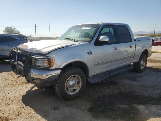 FORD F150 SUPER 2001 silver  gas 1FTRW08L41KA04384 photo #1