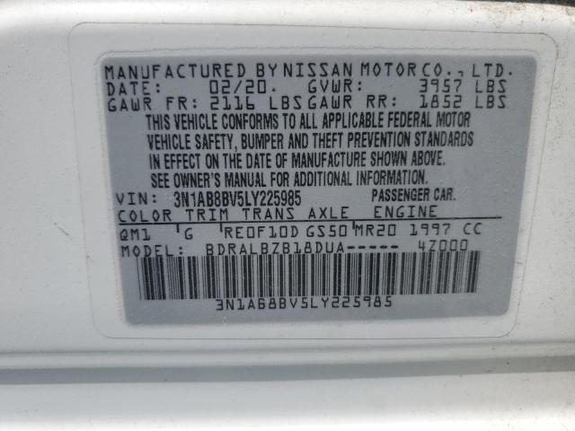 2020 NISSAN SENTRA S - 3N1AB8BV5LY225985