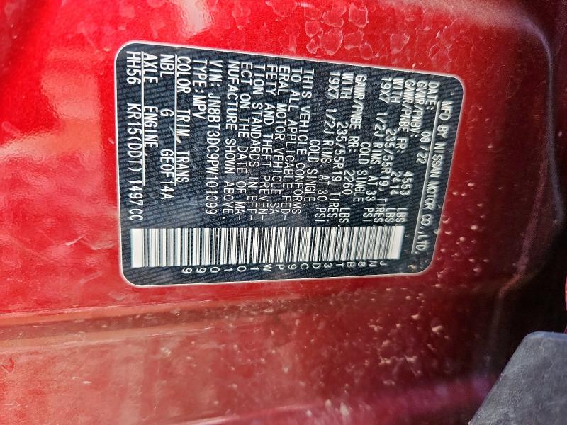 2023 NISSAN ROGUE PLAT JN8BT3DC9PW101099