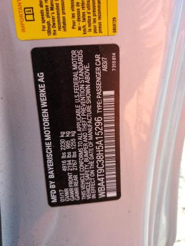 2017 BMW 440I WBA4T9C38H5A15296