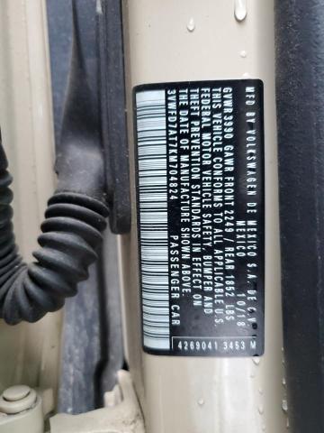 2019 VOLKSWAGEN BEETLE S 3VWFD7AT7KM704824