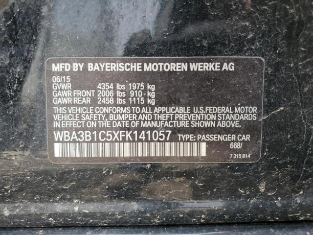 2015 BMW 320 I WBA3B1C5XFK141057