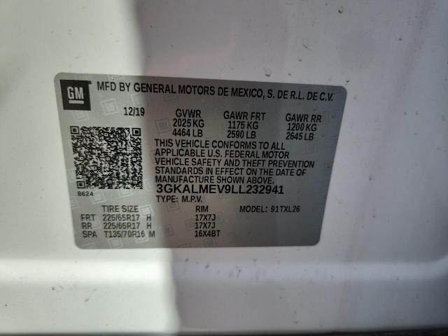 2020 GMC TERRAIN SLE 3GKALMEV9LL232941