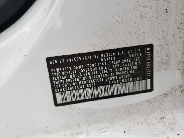 2019 VOLKSWAGEN JETTA S - 3VWC57BU0KM205239