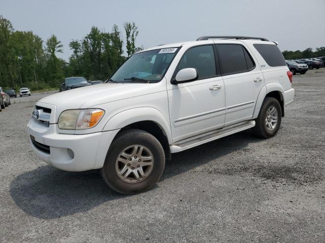 TOYOTA SEQUOIA 2006 white  gas 5TDZT34A06S279183 photo #1