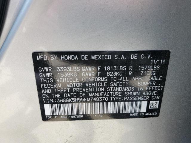 2015 HONDA FIT LX 3HGGK5H55FM748370
