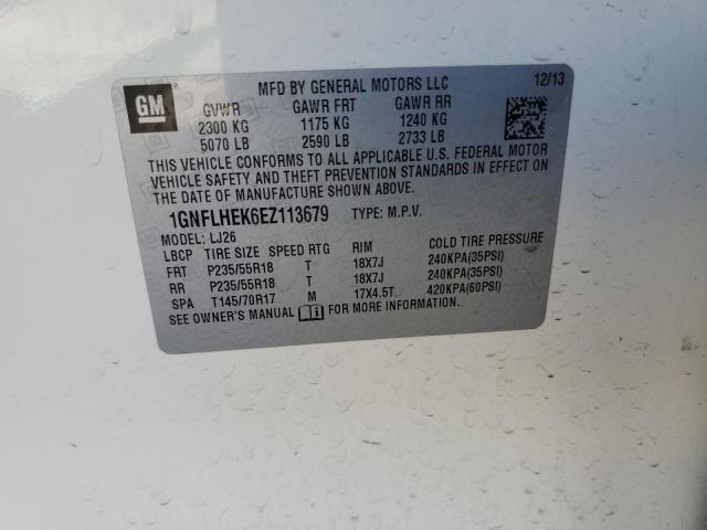 2014 CHEVROLET EQUINOX LT - 1GNFLHEK6EZ113679
