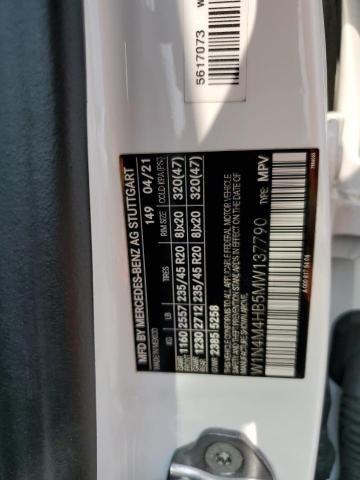 2021 MERCEDES-BENZ GLB 250 4M W1N4M4HB5MW137790