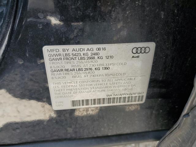 2017 AUDI Q5 PREMIUM - WA1M2AFP0HA041847