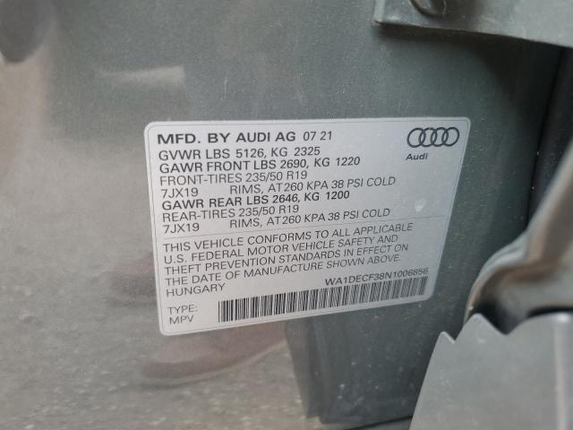 2022 AUDI Q3 PREMIUM WA1DECF38N1006856