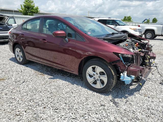 Vin: 19xfb2f57fe117612, lot: 61173745, honda civic lx 20154