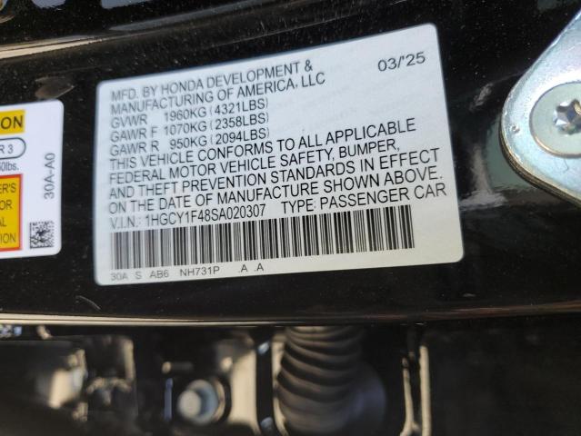 2025 HONDA ACCORD SE - 1HGCY1F48SA020307