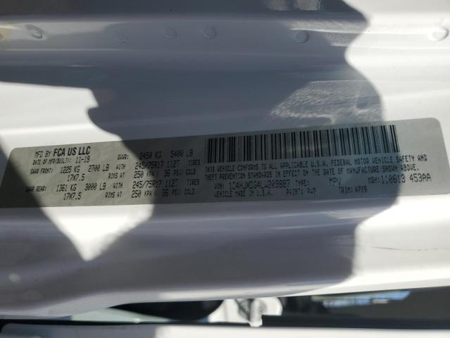 2020 JEEP WRANGLER U - 1C4HJXDG4LW209887