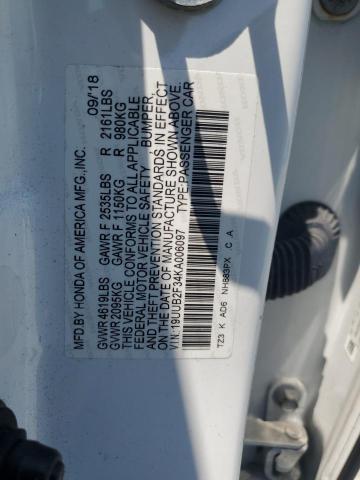 2019 ACURA TLX 19UUB2F34KA006097