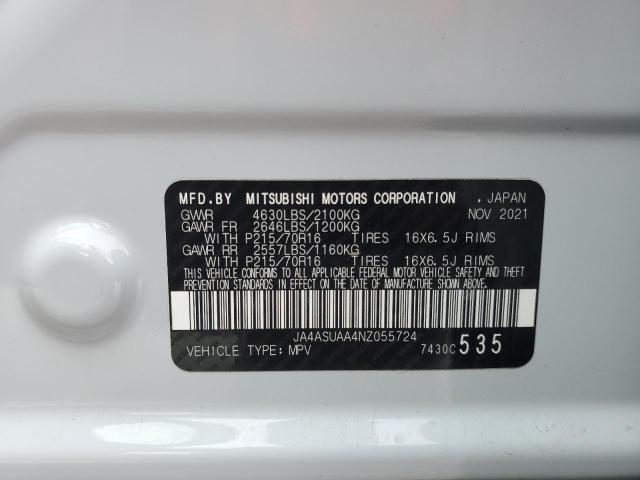 2022 MITSUBISHI ECLIPSE CR JA4ASUAA4NZ055724