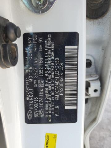 2017 HYUNDAI ACCENT SE - KMHCT4AE4HU242439