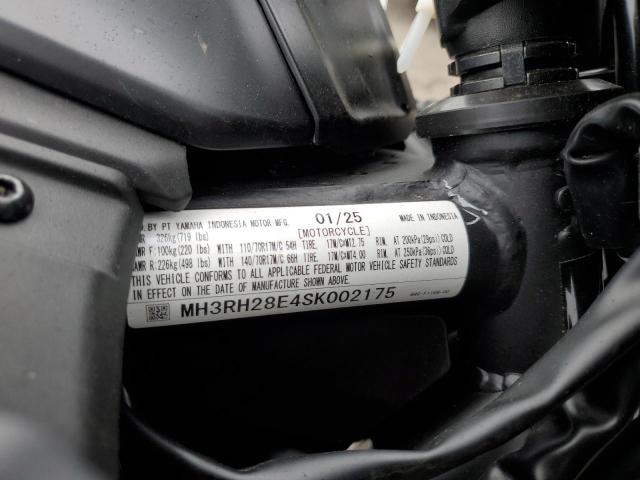 2025 YAMAHA MTN320 A MH3RH28E4SK002175