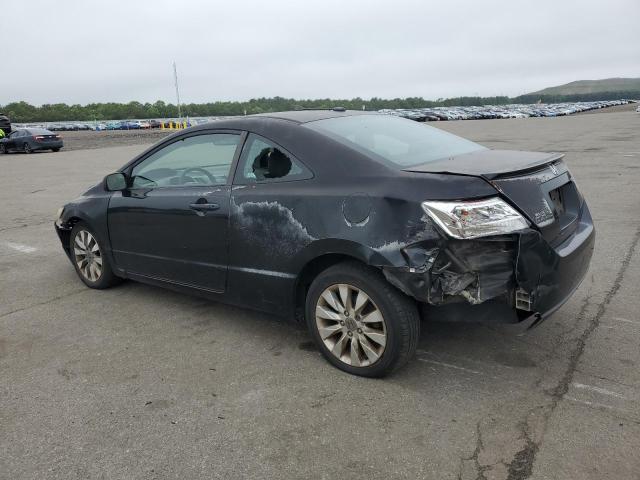 HONDA CIVIC EXL 2009 black coupe gas 2HGFG12979H507155 photo #3