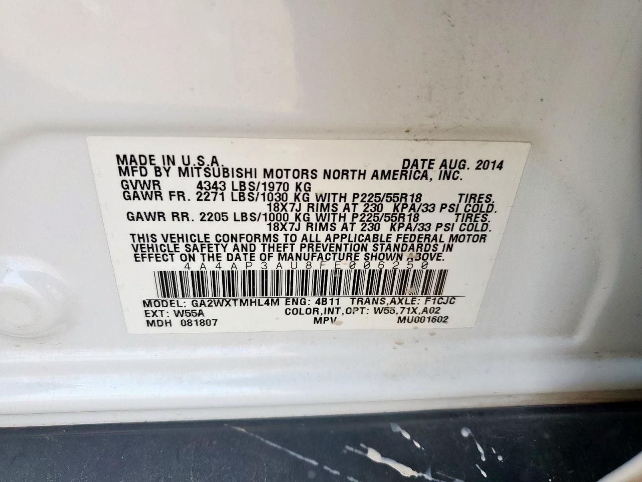 MITSUBISHI OUTLANDER ES