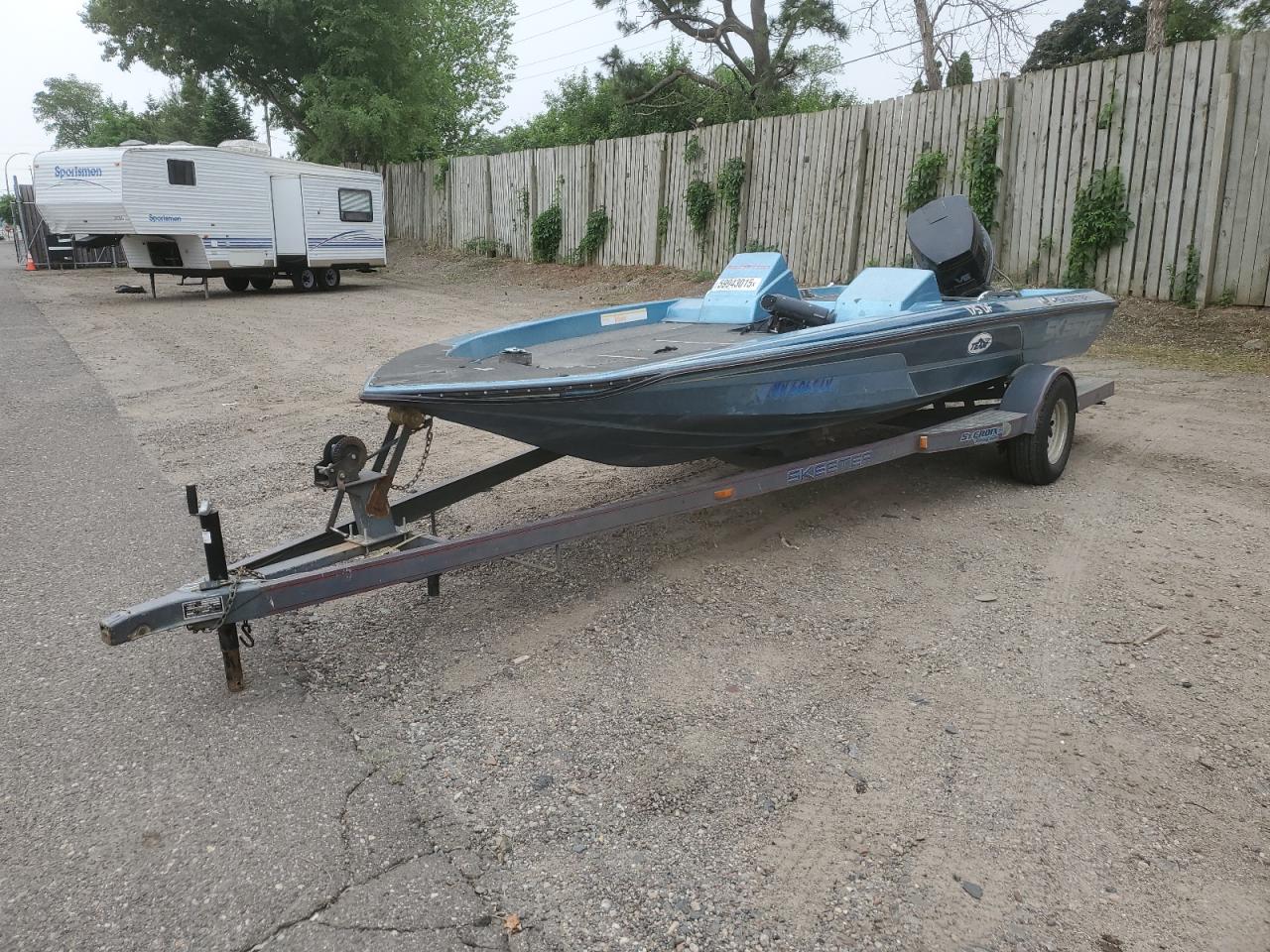 Lot #3208709319 1990 SKEETER MARINE/TRL