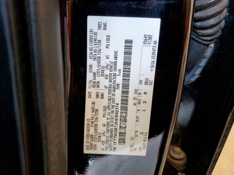 2017 FORD F250 SUPER - 1FT7W2BT2HEB92374