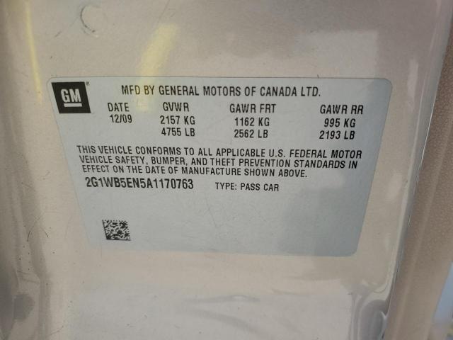 2010 CHEVROLET IMPALA LT - 2G1WB5EN5A1170763