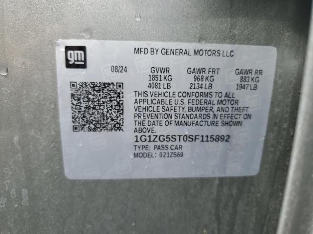 2025 CHEVROLET MALIBU RS - 1G1ZG5ST0SF115892