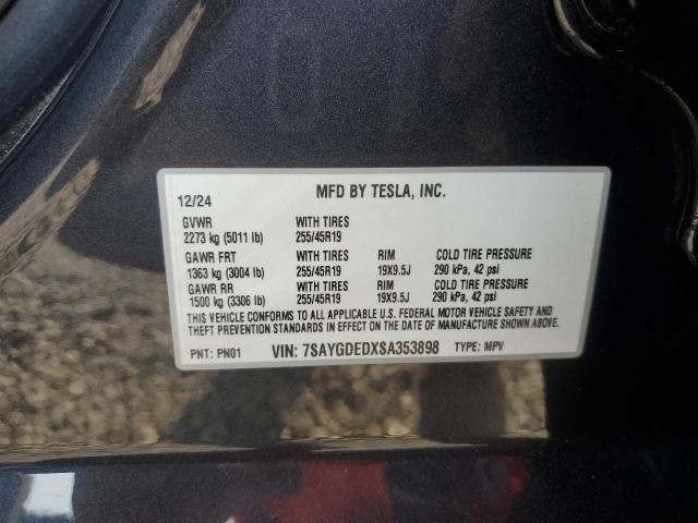2025 TESLA MODEL Y 7SAYGDEDXSA353898