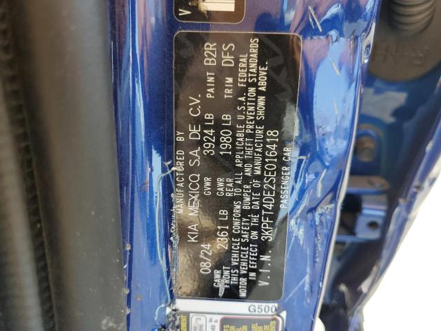 2025 KIA K4 LX - 3KPFT4DE2SE016418