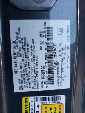 2018 FORD MUSTANG 1FA6P8TH2J5126327