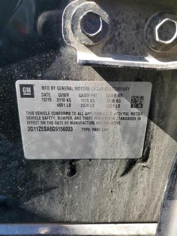 2016 CHEVROLET IMPALA LS 2G11Z5SA6G9156033
