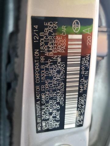 2015 TOYOTA PRIUS C - JTDKDTB33F1575931