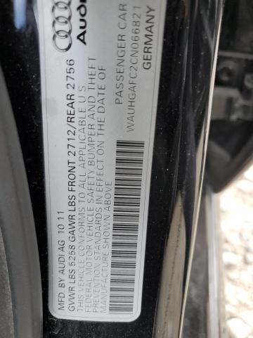 2012 AUDI A6 PRESTIG - WAUHGAFC2CN066821