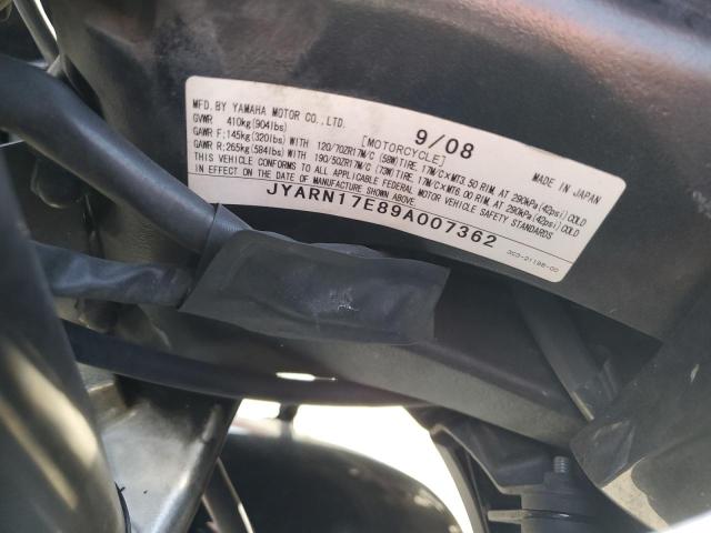 2009 YAMAHA FZ1 S JYARN17E89A007362