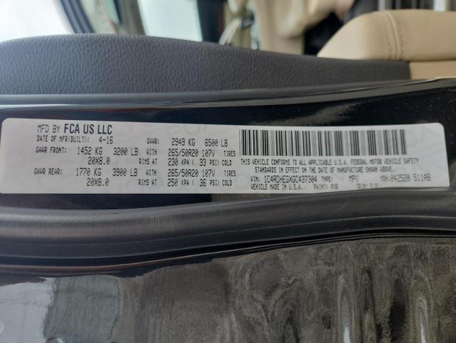 2016 DODGE DURANGO CI 1C4RDHEGXGC437304