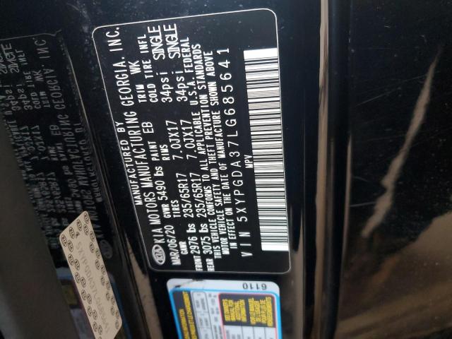 2020 KIA SORENTO L 5XYPGDA37LG685641