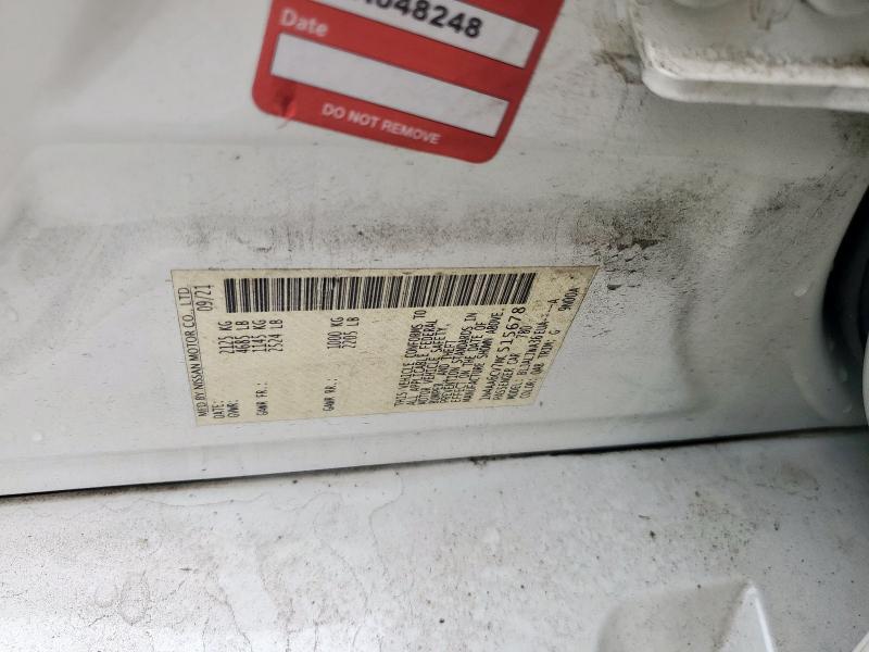 2021 NISSAN MAXIMA SV 1N4AA6CV7MC515678