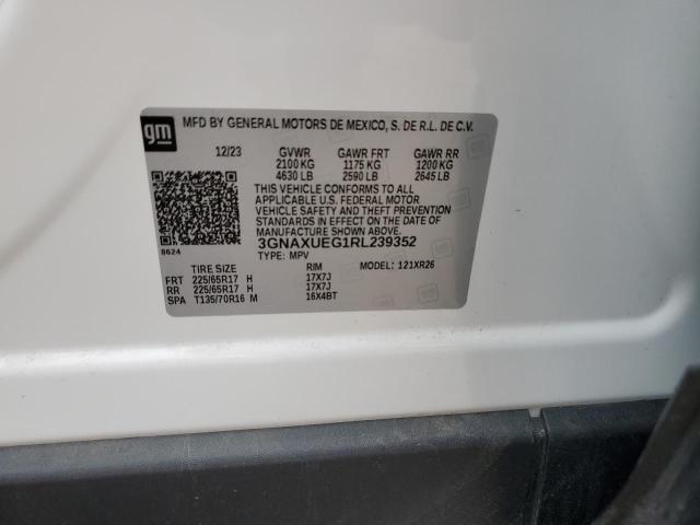 2024 CHEVROLET EQUINOX LT - 3GNAXUEG1RL239352
