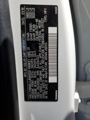 2018 VOLVO XC60 T8 IN - LYVBR0DL5JB069550